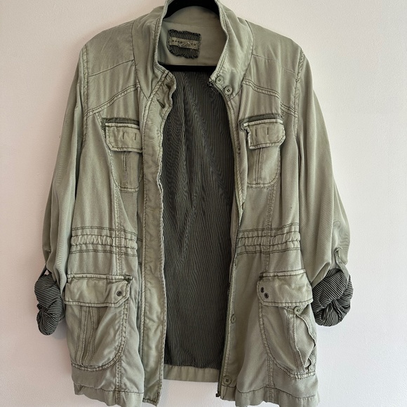 Marrakech Green Utility Jacket from Anthropologie - Picture 1 of 4